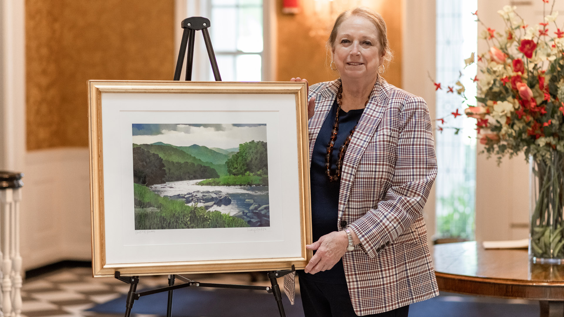 First Lady Cathy Justice Announces Sale Of “river Music” Giclée To