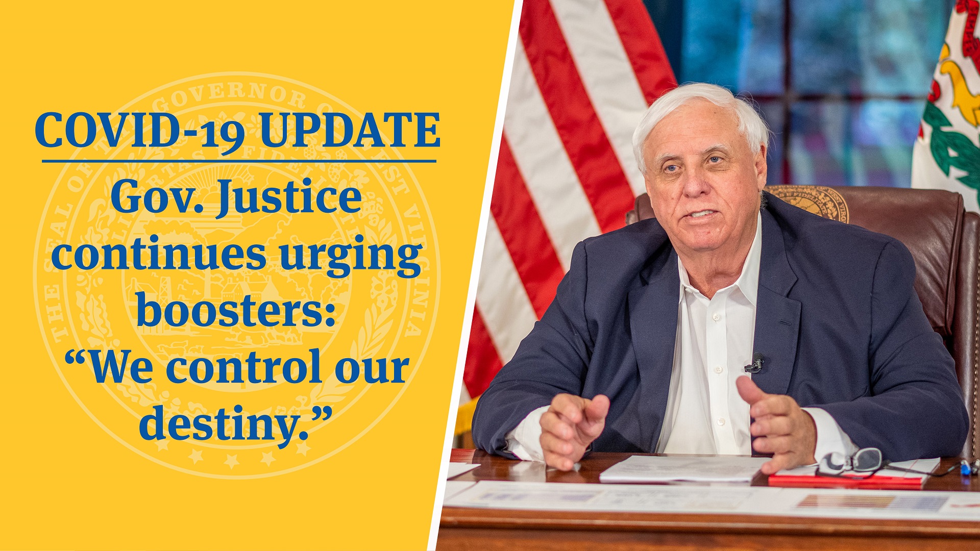 Covid 19 Update Gov Justice Continues Urging Boosters “we Control