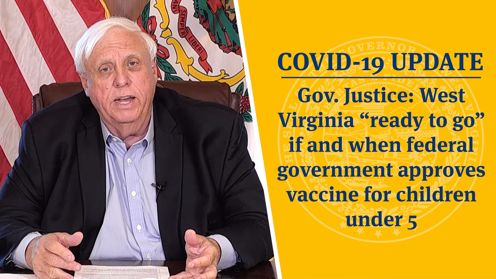 COVID-19 UPDATE: Gov. Justice: West Virginia “ready To Go” If And When ...