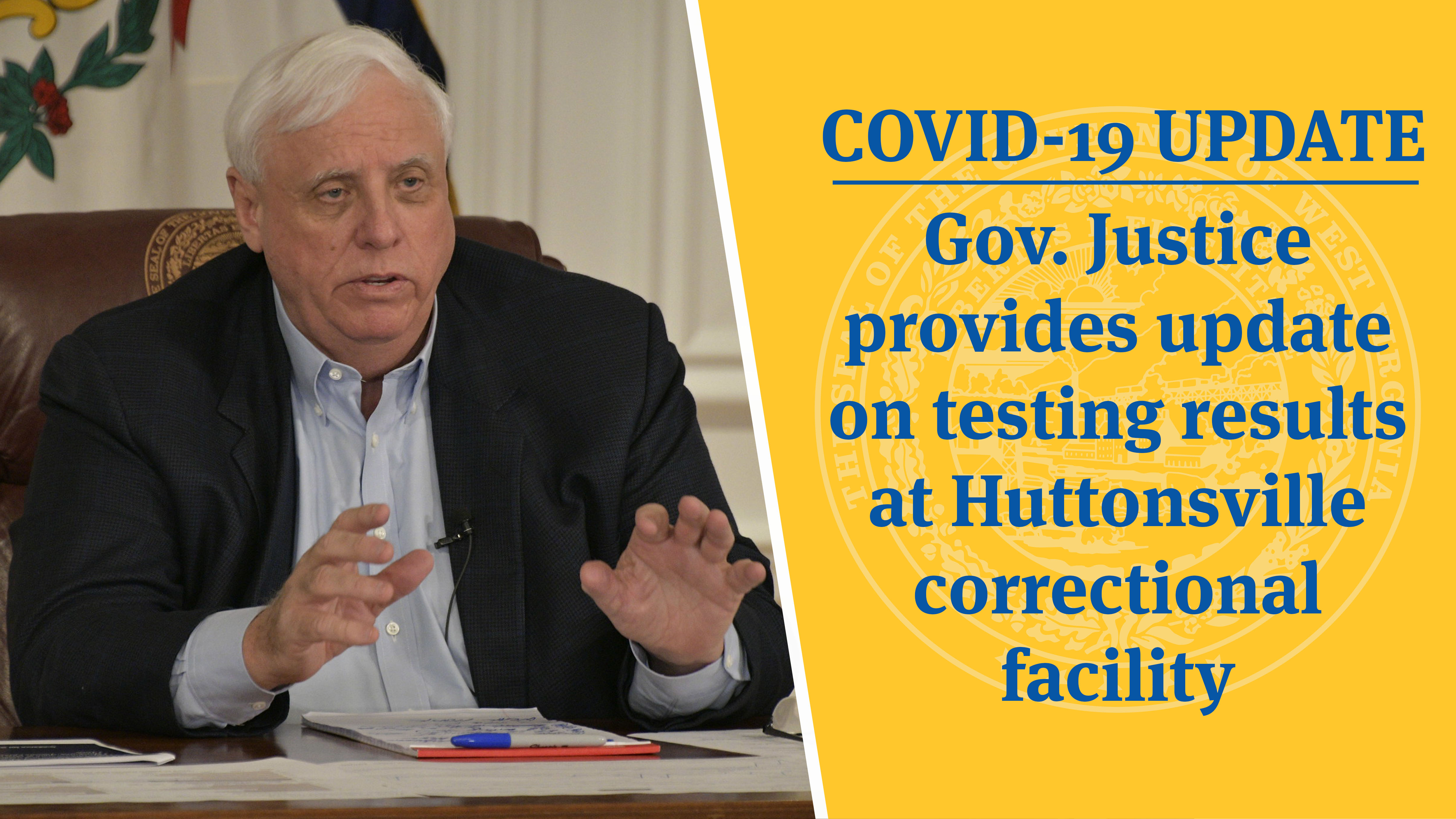 Covid 19 Update Gov Justice Provides Update On Testing Results At