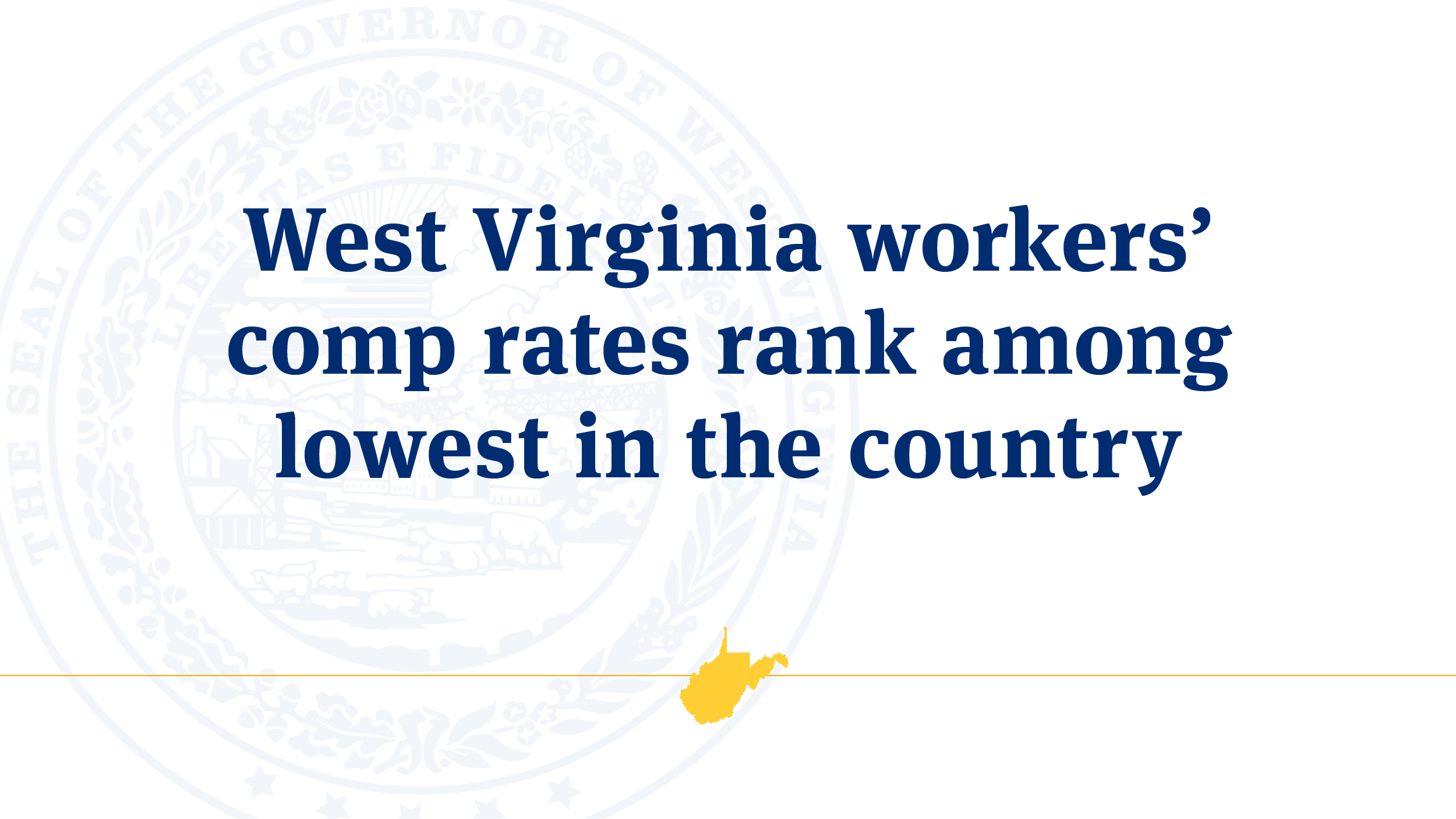 Gov. Justice West Virginia workers’ comp rates rank among lowest in