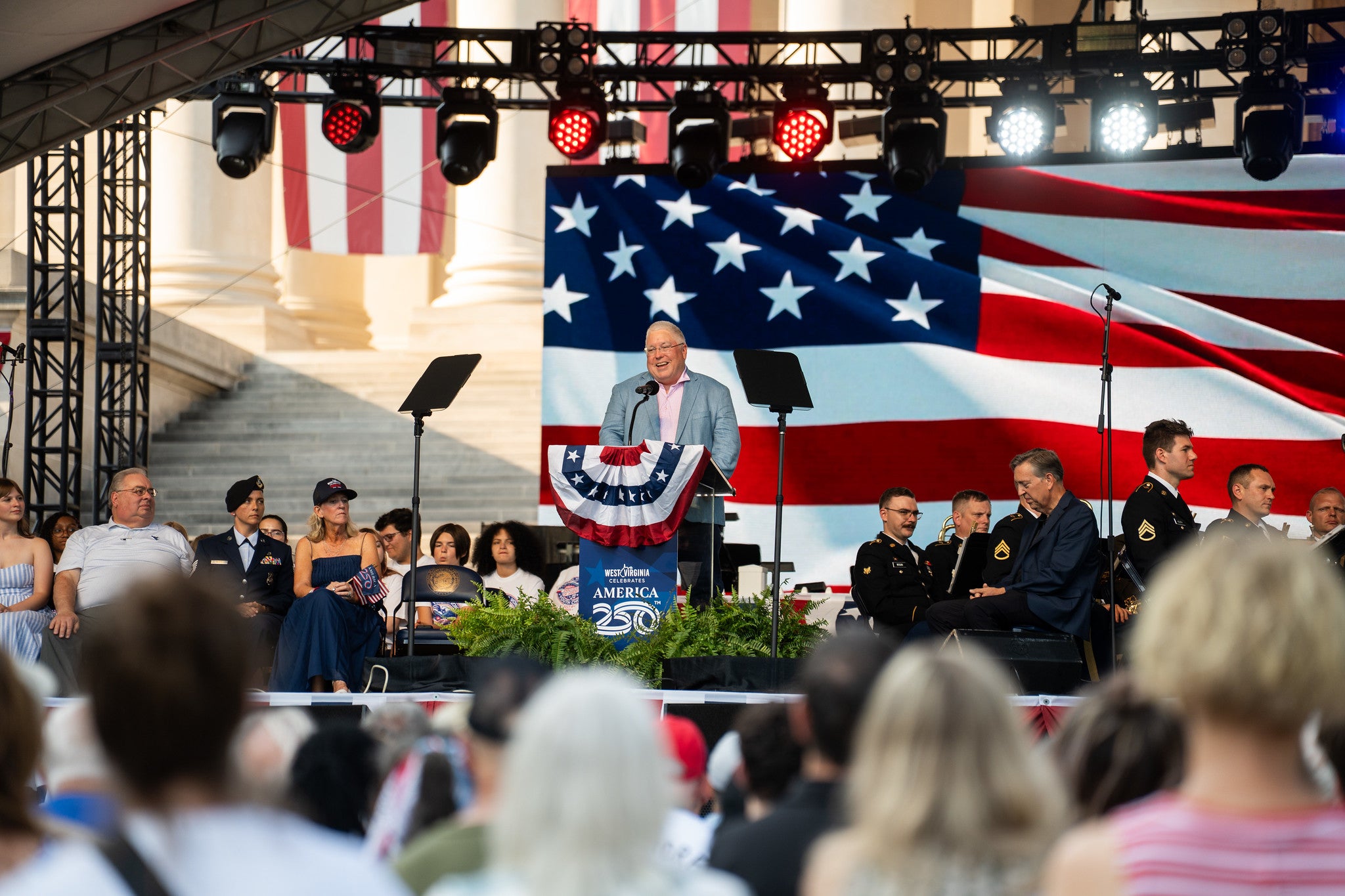 Governor Morrisey Commemorates Independence Day at West Virginia America250 Celebration ...