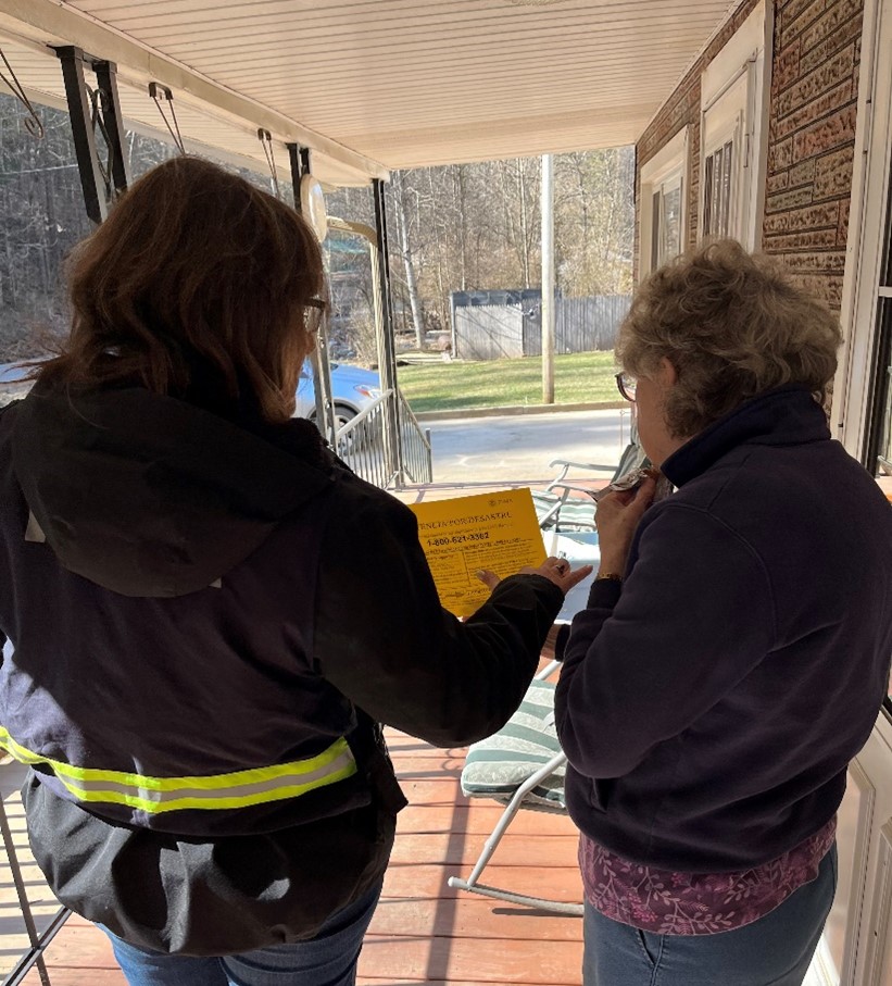 FEMA worker in McDowell County